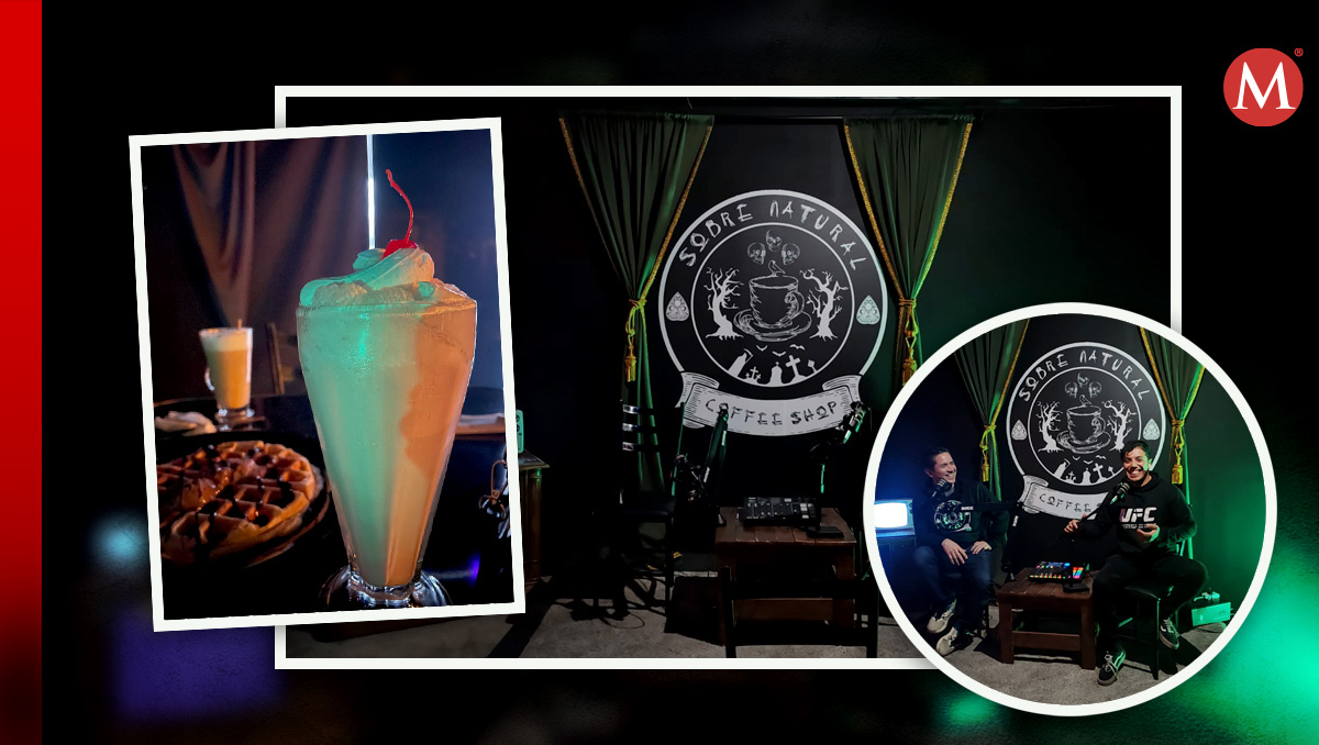 La cafetería Sobrenatural Coffe, te permite vivir una experiencia única al escuchar historias de terror en vivo / Sandra Yañez