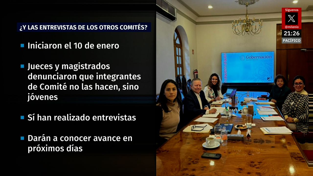 Comienzan las entrevistas de los Comités de otros Poderes de la Unión