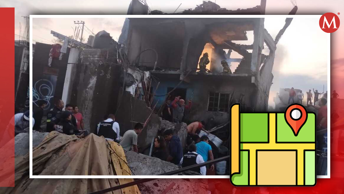 Explosión de polvorín en Chimalhuacán. | Diseño: Antonio Texta.