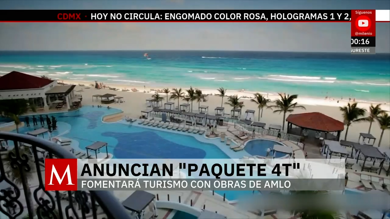 Martí Batres anuncia paquete turístico '4 T' con tren Maya y Mexicana