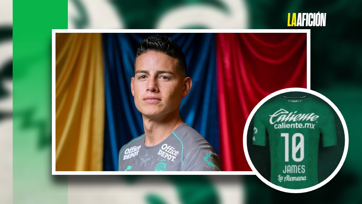 Playera de James Rodríguez Club León; precio.