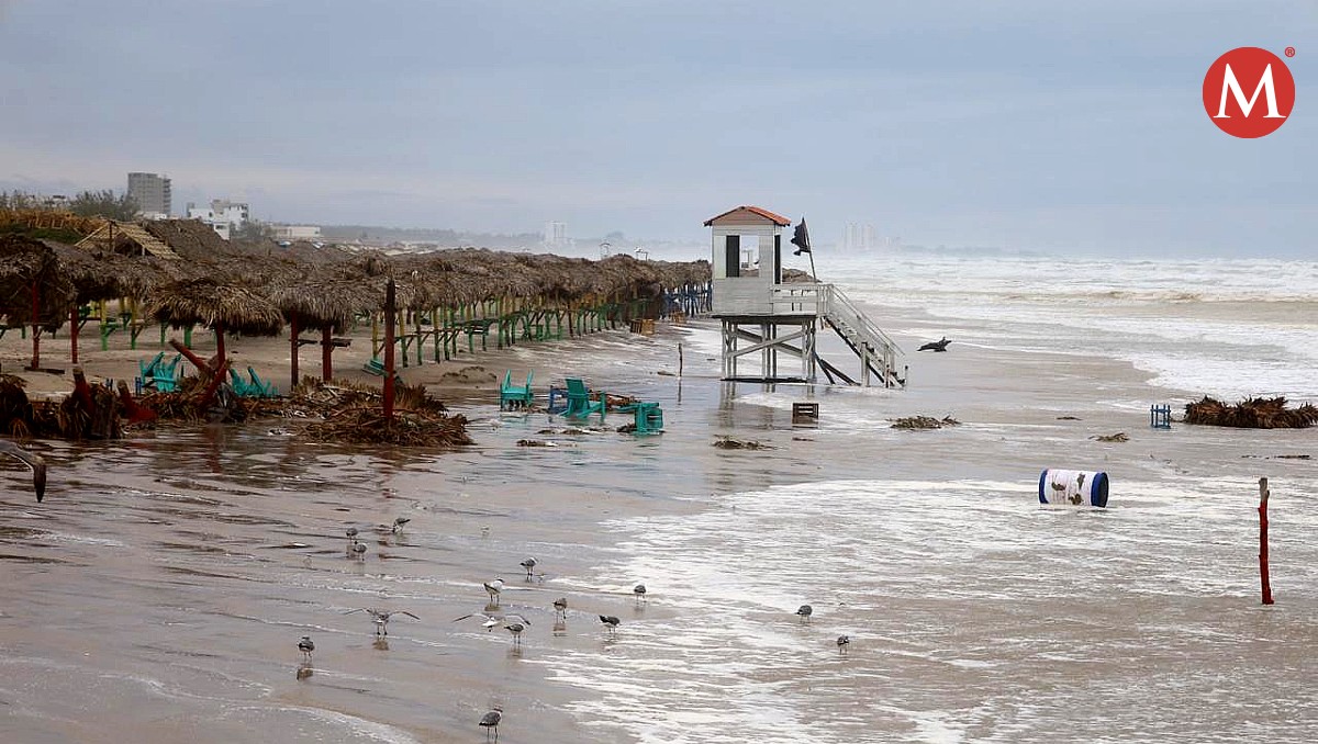 Oleaje llegará hasta los 3 metros de altura en las costas de Tamaulipas. (Alicia Pacheco)