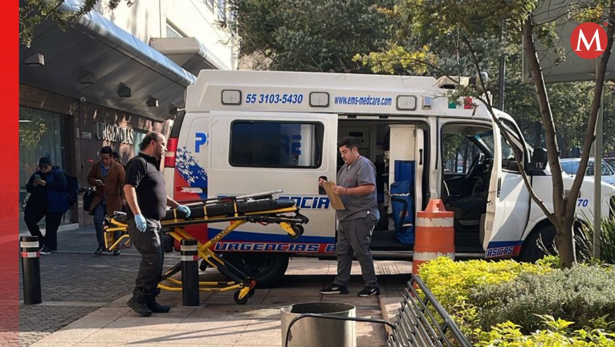 La víctima  fue trasladada de emergencia a un hospital de la colonia Juárez (Especial)