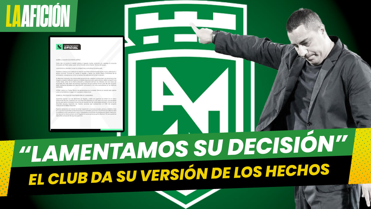 Atlético Nacional confirma la salida de Efraín Juárez tras conseguir doblete en Liga y Copa