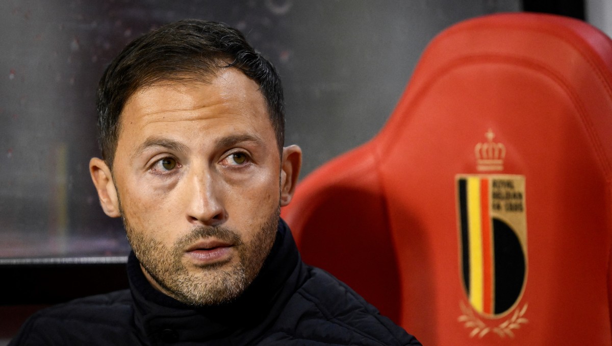 Domenico Tedesco deja de ser entrenador de la selección de Bélgica (AFP)