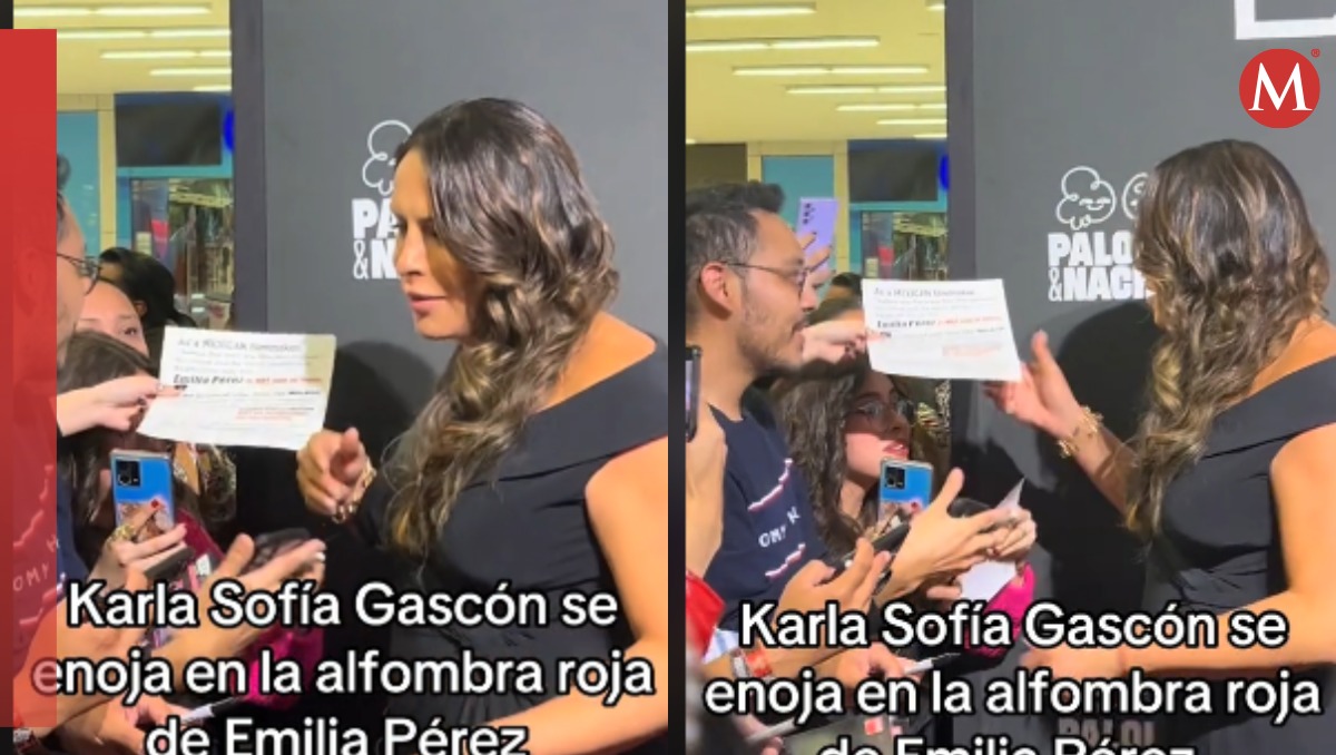 Karla Sofía Gascón se enoja en México