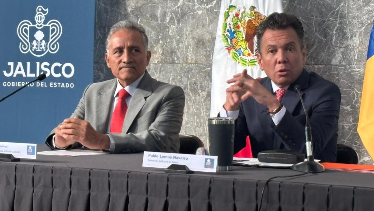 Pablo Lemus presentó a Arturo Zamora como coordinador para reforma al Poder Judicial de Jalisco (Roberto Hurtado)