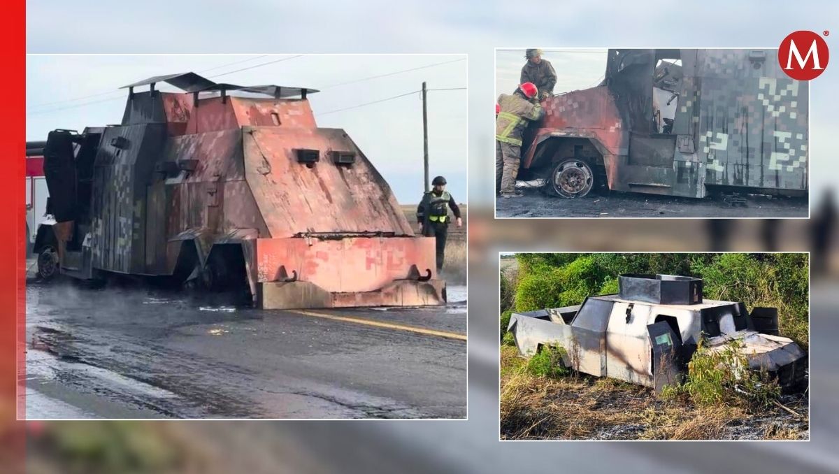 En rachas cercanas a la zona se hallaron también vehículos con blindaje artesanal abandonados. (Especial)
