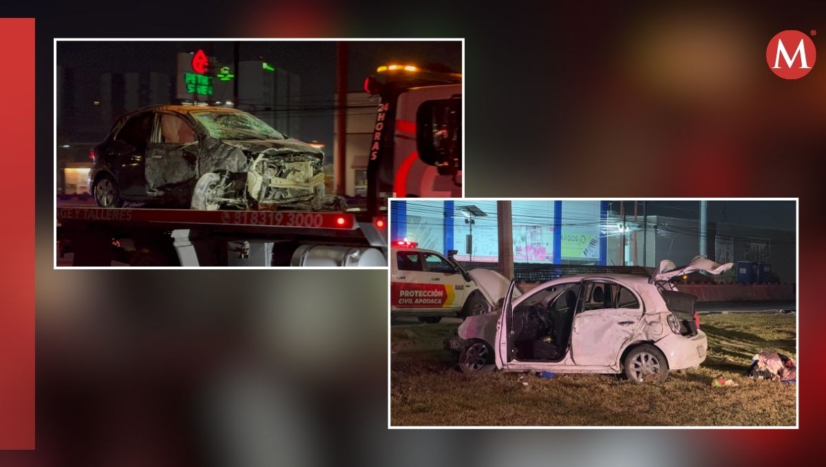 Los accidentes se registraron durante la madrugada del sábado. Marcela Cuevas