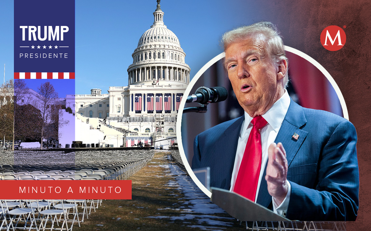 Donald Trump se prepara para tomar posesión como presidente de Estados Unidos. (Diseño: Óscar Ávila)