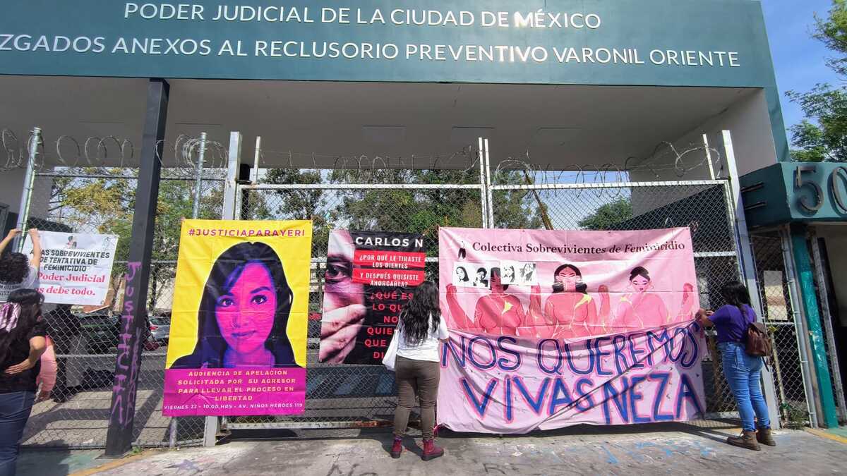 Mujer pide justicia por su caso de intento de feminicidio. (Foto: Azucena Rangel)
