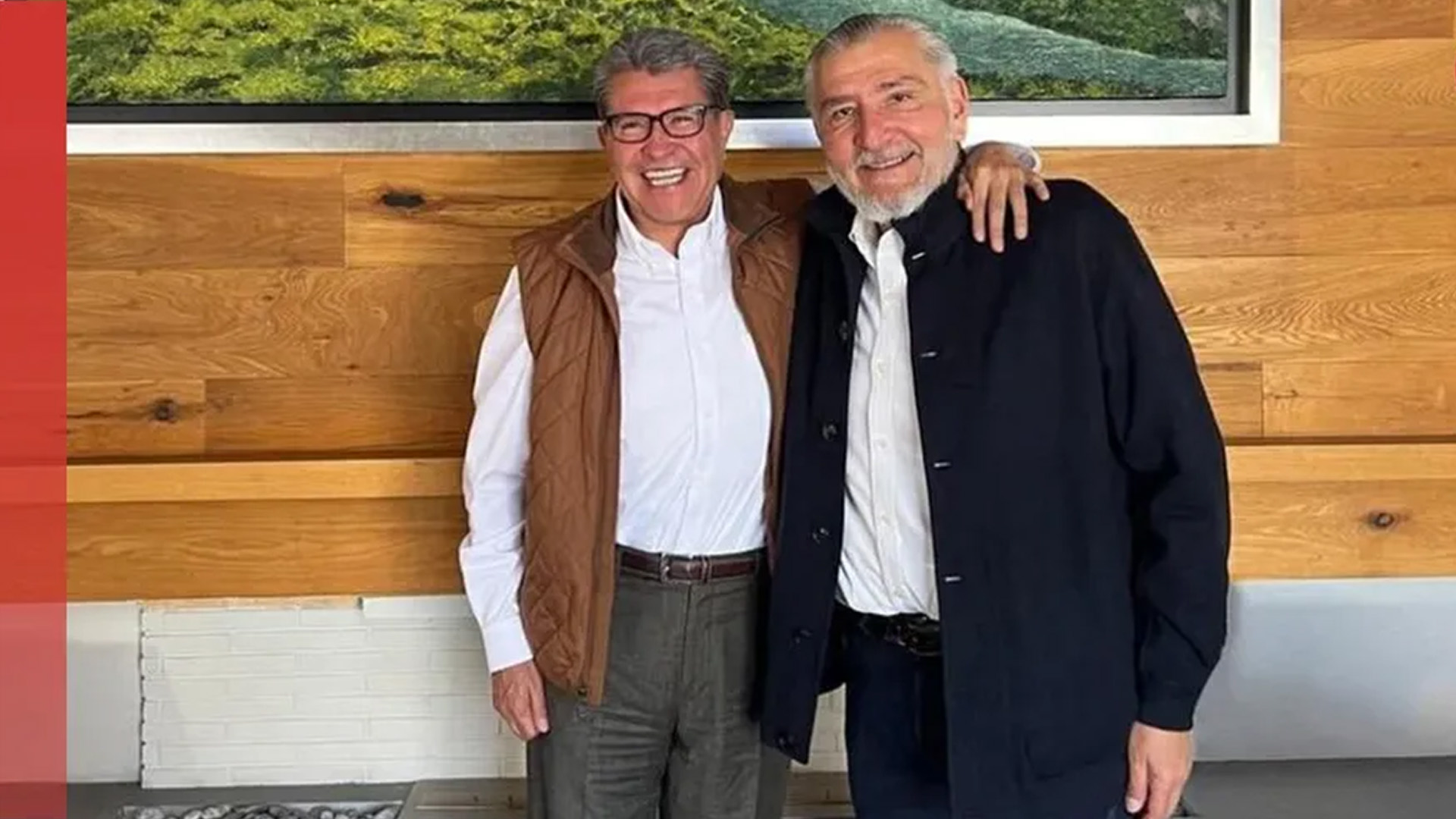 Ricaro Monreal y Adán Augusto López liman asperezas; “acordaron privilegiar la unidad”