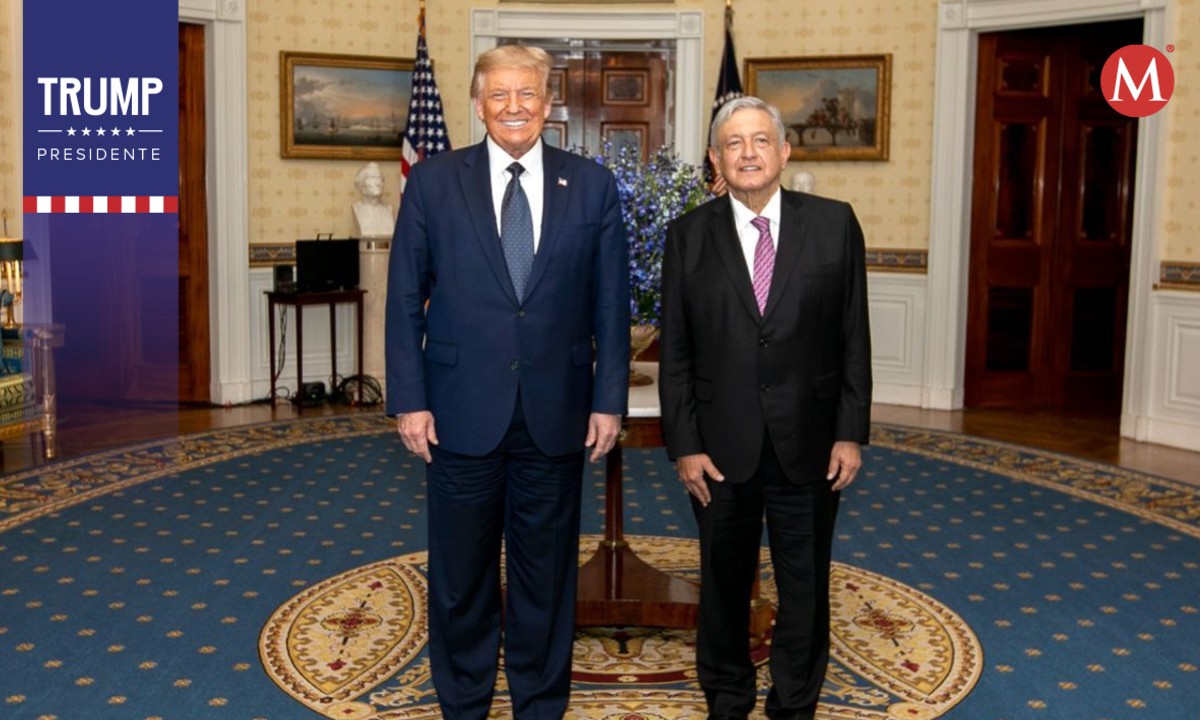 AMLO y Trump, entre elogios y apoyo mutuo. | Foto: Cuartoscuro
