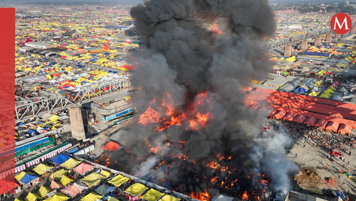El fuego se controló sin reporte de víctimas. | AP