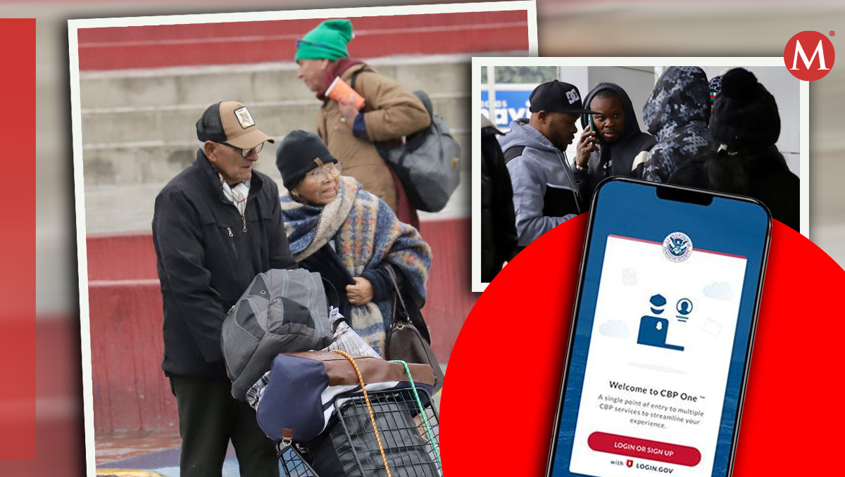 De enero 2023 a diciembre de 2024 fueron atendidos 936 mil 500 migrantes por CBP One y 919 mil lograron entrar a Estados Unidos. | Diseño: Antonio