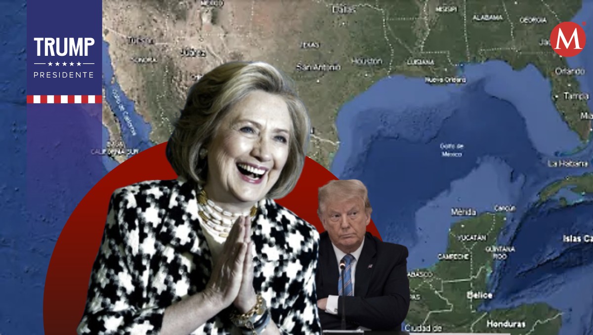 Hillary Clinton se burla de Donald Trump (Diseño: Rafael Mejía).