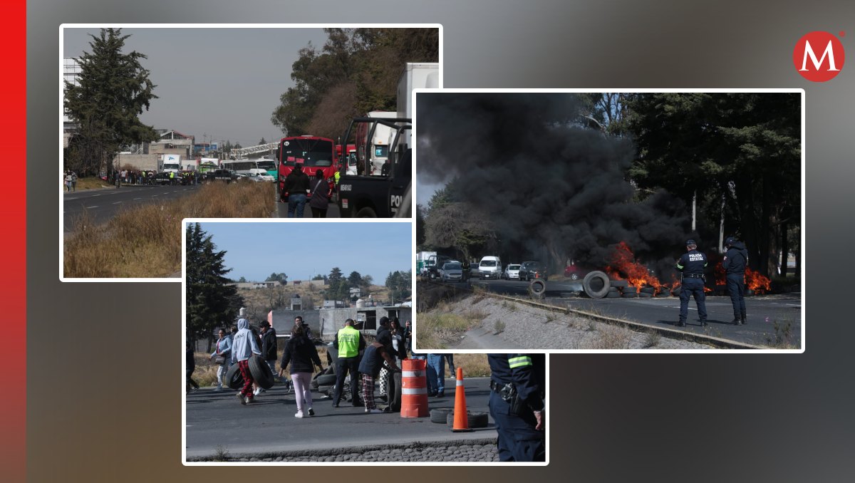 Un hombre fue atropellado mientras intentaba cruzar la autopista Toluca-Atlacomulco. Foto: (Tania Contreras)