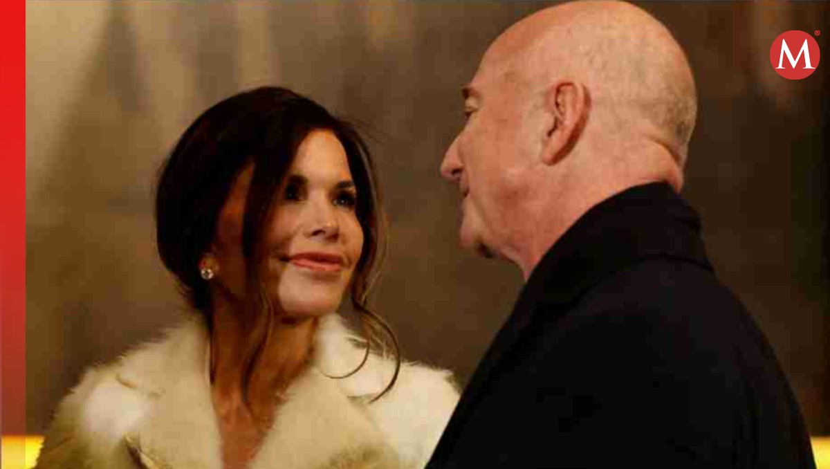 Lauren Sánchez junto a Jeff Bezos