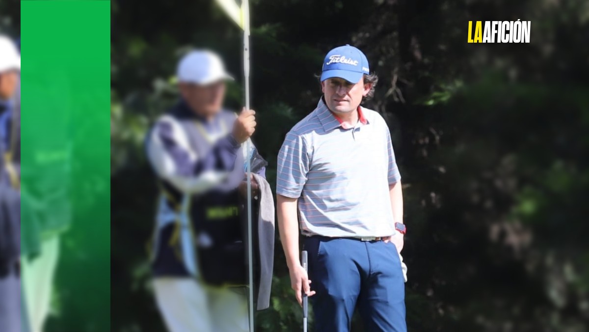 Mikel Arriola, presente en el evento de golf femenil "Xuntas" (Javier Ríos)