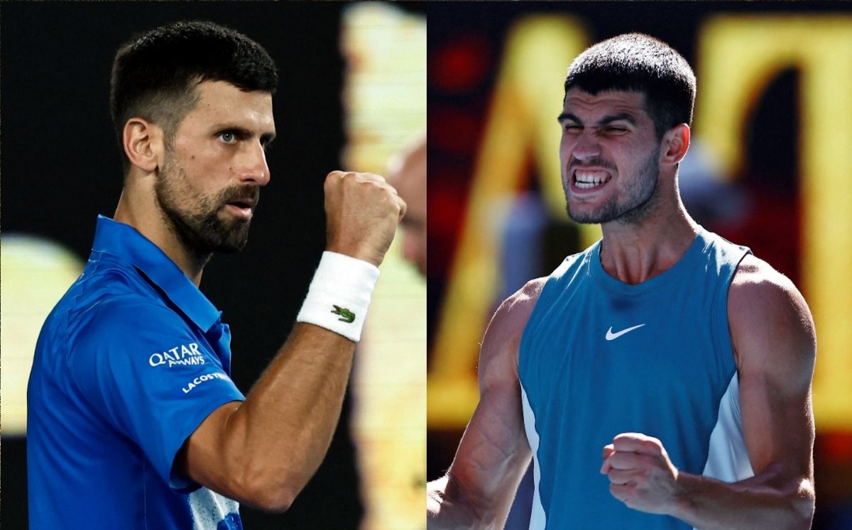 Novak Djokovic vs Carlos Alcaraz EN VIVO | Dónde VER cuartos de final del Abierto de Australia 2025 (Reuters)