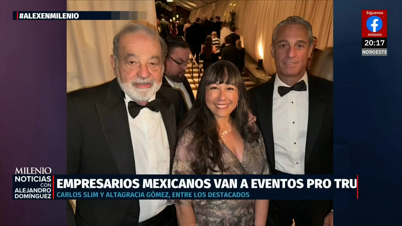 Empresarios y políticos mexicanos en la inauguración presidencial de Trump y eventos relacionados