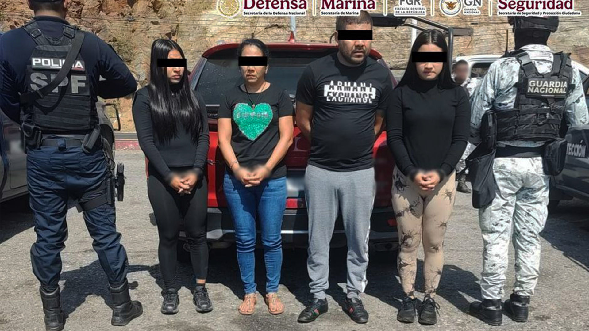 En Guerrero fuerzas Federales detienen a 4 personas armadas