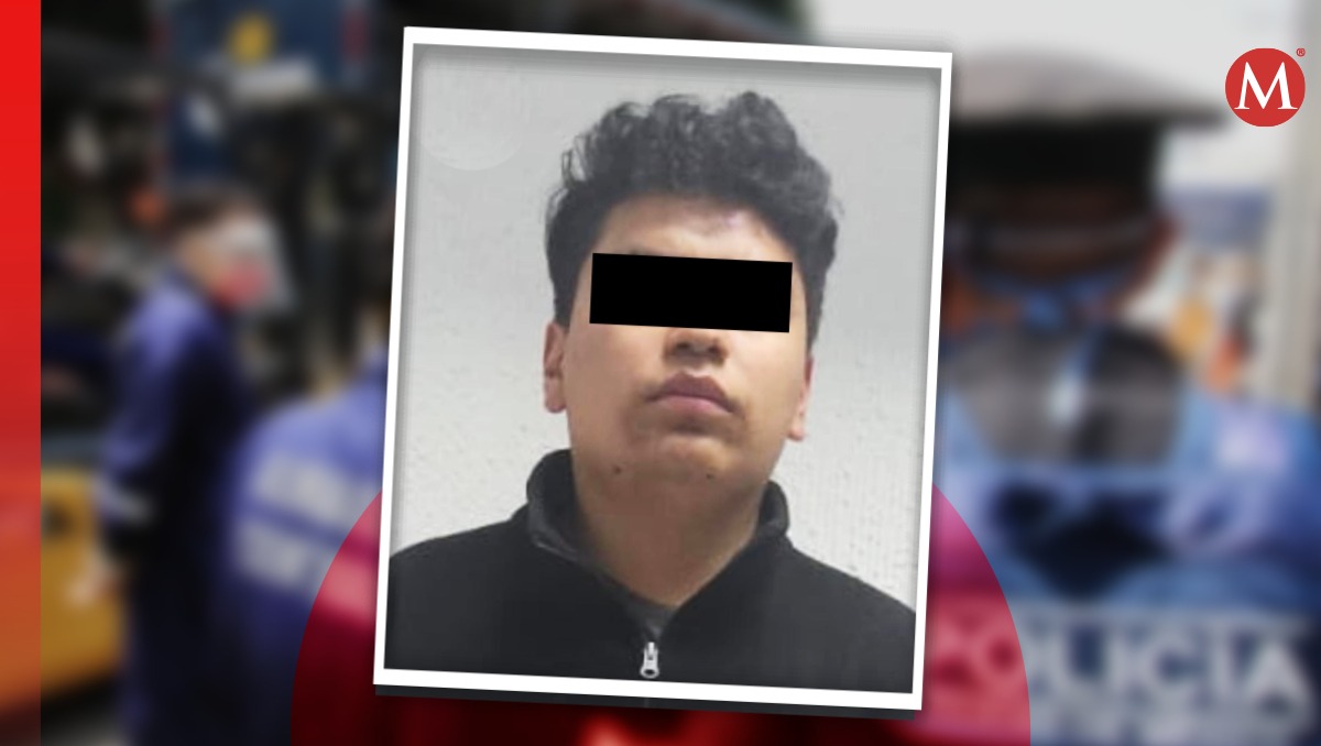 José 'N', de 20 años, fue detenido por el homicidio de su suegro y en posesión de cocaína (Diseño: Milenio)