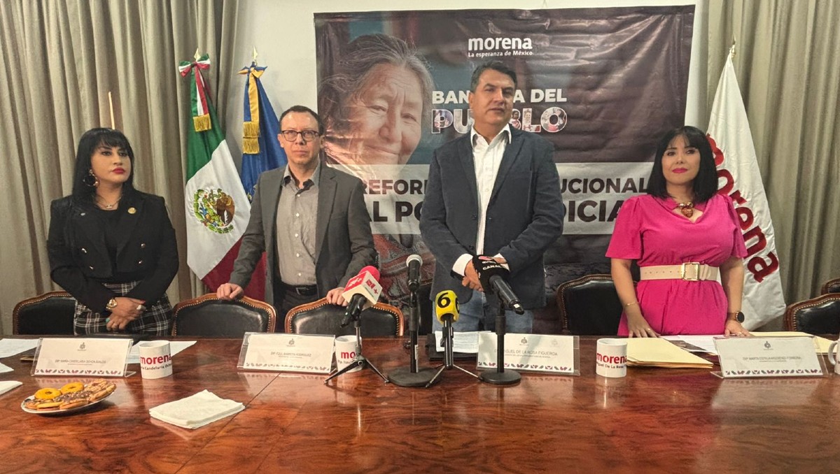 Morena presenta su propuesta para cambios en el Poder Judicial de Jalisco (Roberto Hurtado)