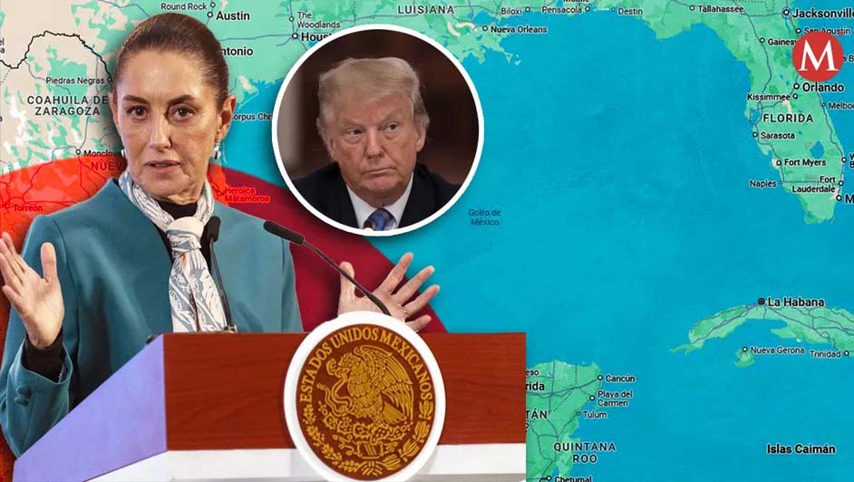 Sheinbaum minimiza decreto de Trump sobre Golfo de México