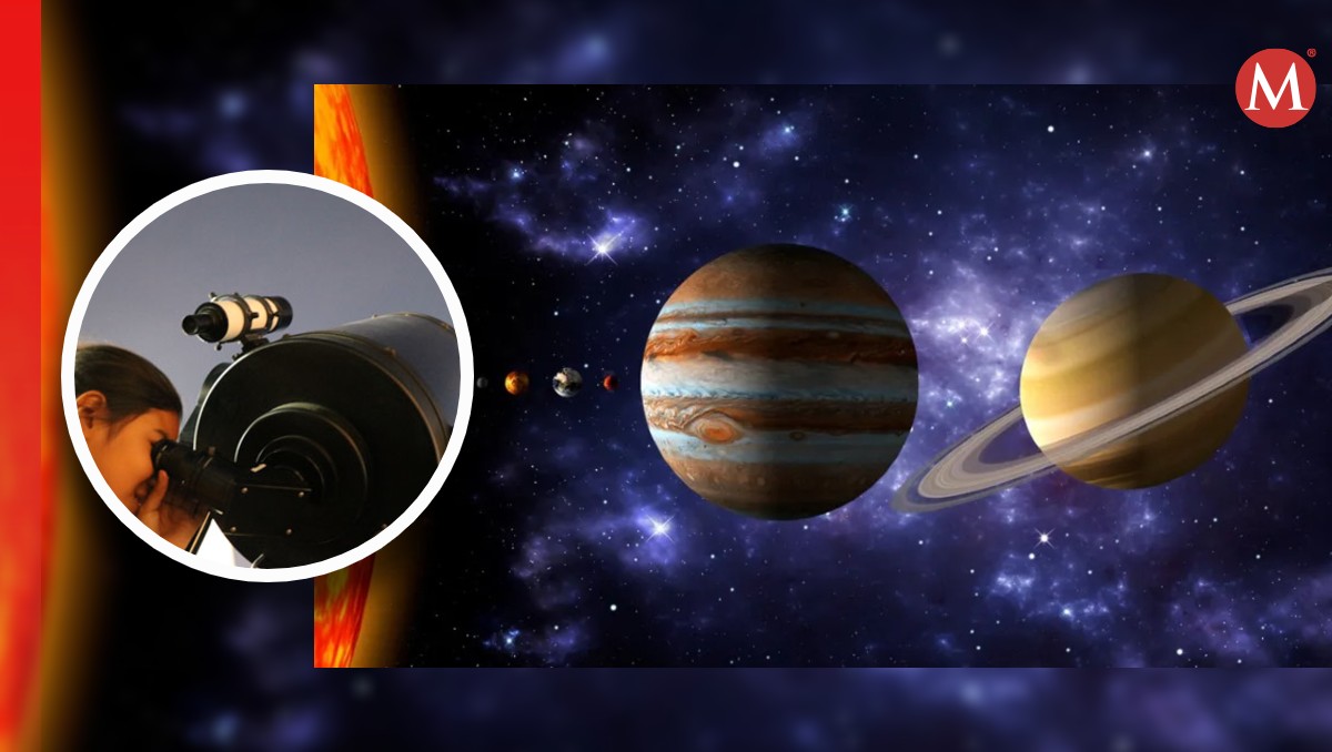 Expertos apoyan en observación de alineación planetaria en Jalisco (Fotos: Archivo | Diseño: Milenio)