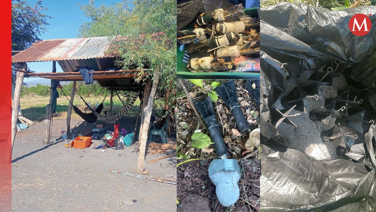 Además de los explosivos, hallaron 4 kilos de pólvora aluminizada, 5 campamentos y una choza tipo bodega. | Especial