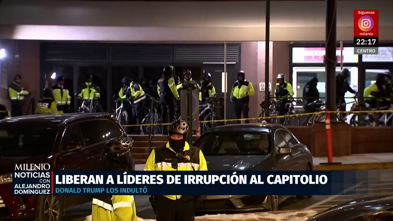 Liberan a líderes del asalto al Capitolio tras orden ejecutiva de Trump