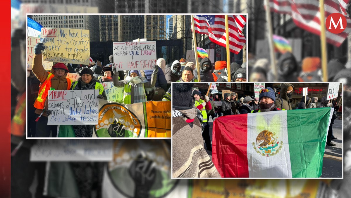 Migrantes marcharon tras investidura de Trump. (Fotos: Sarahí García)