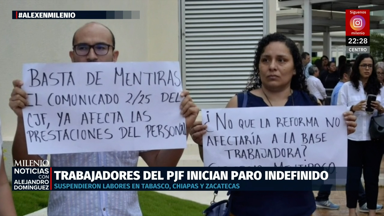 Paro indefinido de trabajadores del Poder Judicial por falta de certeza en derechos laborales