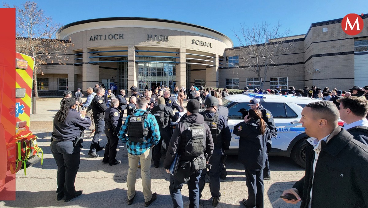 El tiroteo se desató en la Escuela Secundaria Antioch. | AP