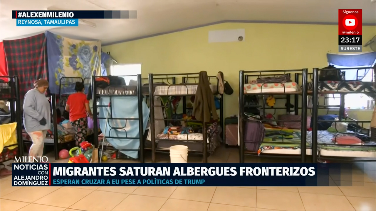 Albergues en Reynosa alertan por aforo máximo ante posible deportación masiva por orden de Trump