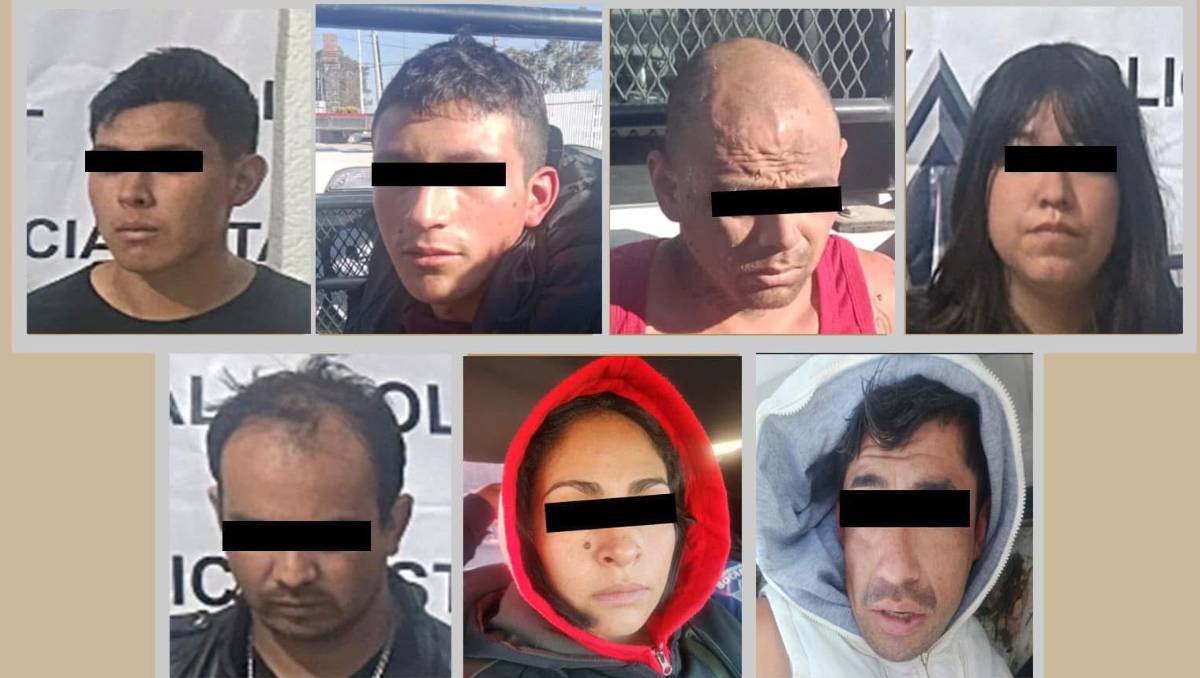 Autoridades detuvieron a nueve presuntos integrantes de la Familia Michoacana en Jilotepec y Acambay. | Especial