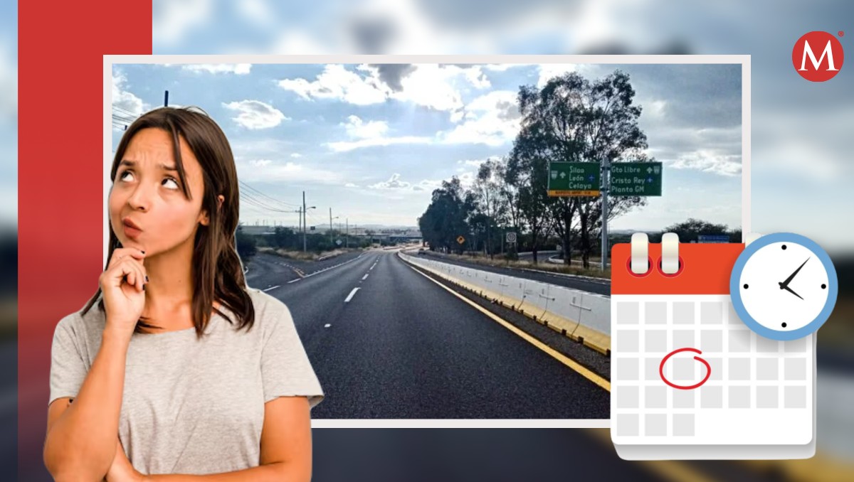 Cierre de carretera León-Silao en Guanajuato.