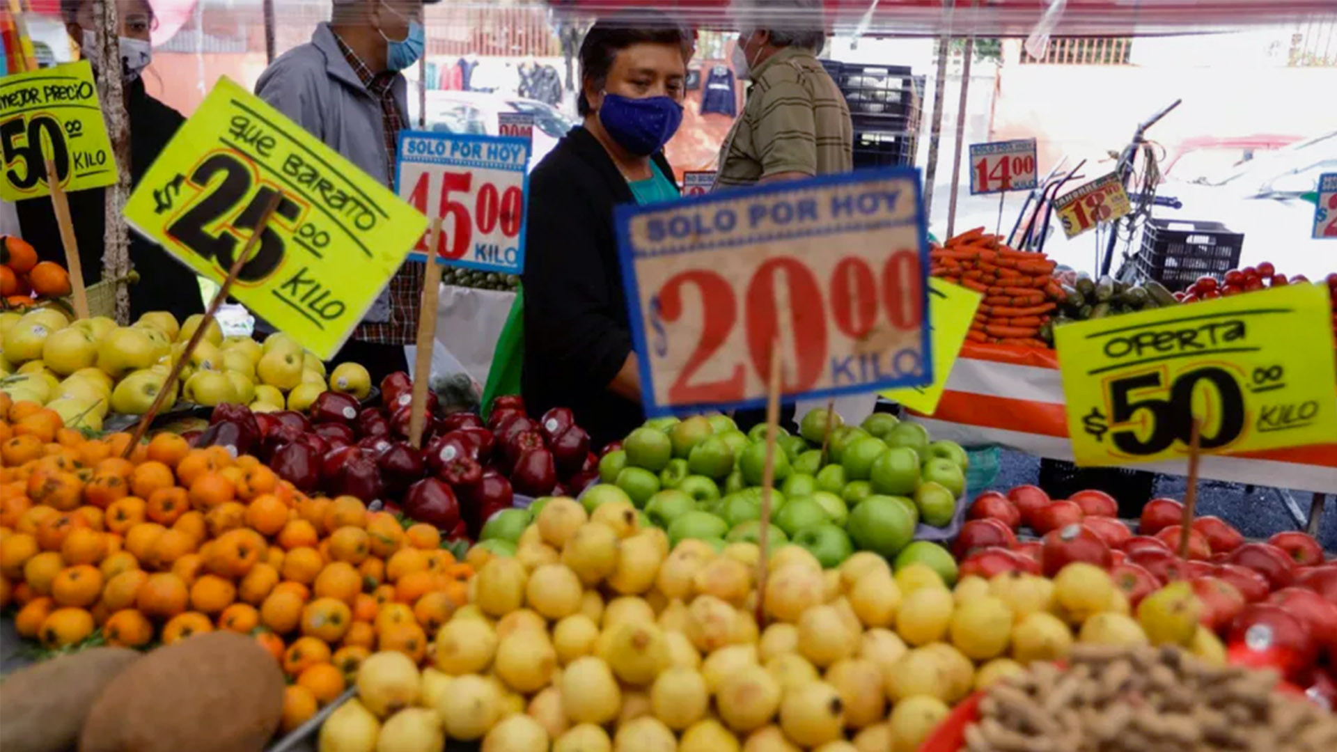 Inflación en México cae a su nivel más bajo en 4 años: Inegi