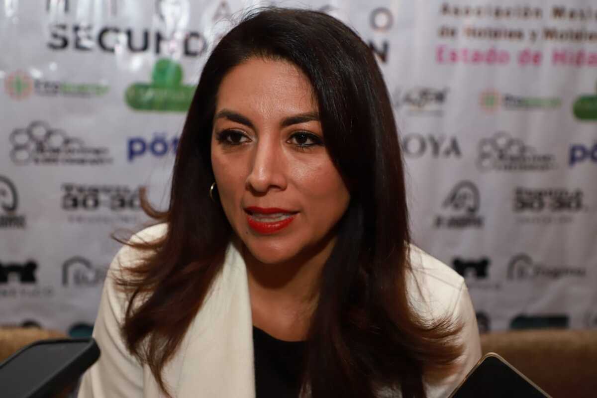 Roxana Vargas Juárez, presidenta de la Asociación Mexicana de Hoteles y Moteles de Hidalgo