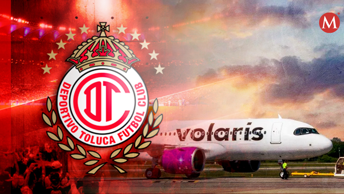 Volaris anunció que es patrocinador y aerolínea oficial del Deportivo Toluca Futbol Club. | Especial