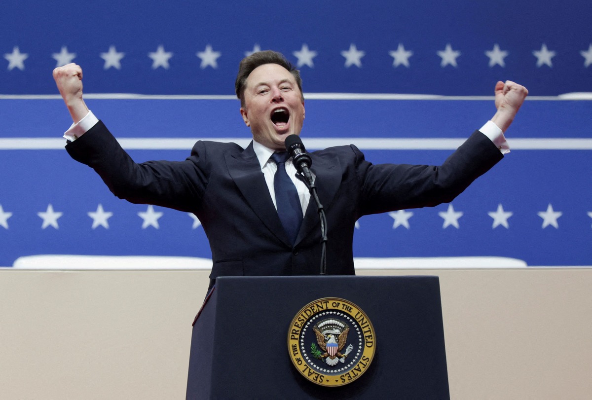 Elon Musk generó polémica tras celebrar la posesión de Donald Trump con un supuesto saludo nazi | REUTERS/ Mike Segar