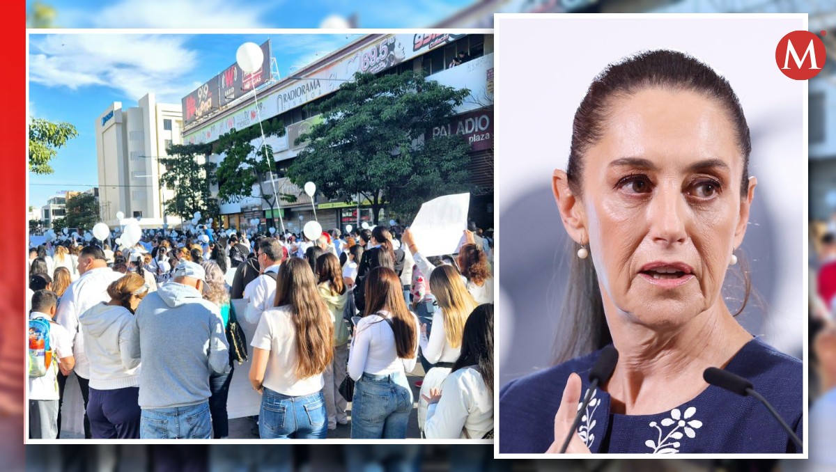 La presidenta Claudia Sheinbaum se solidarizó con la familia de Alexander y Gael, niños asesinados en Culiacán. | Especial y EFE