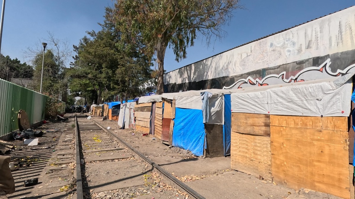 Campamento migrante de Vallejo, en la alcaldía Gustavo A. Madero en la Ciudad de México. | Especial
