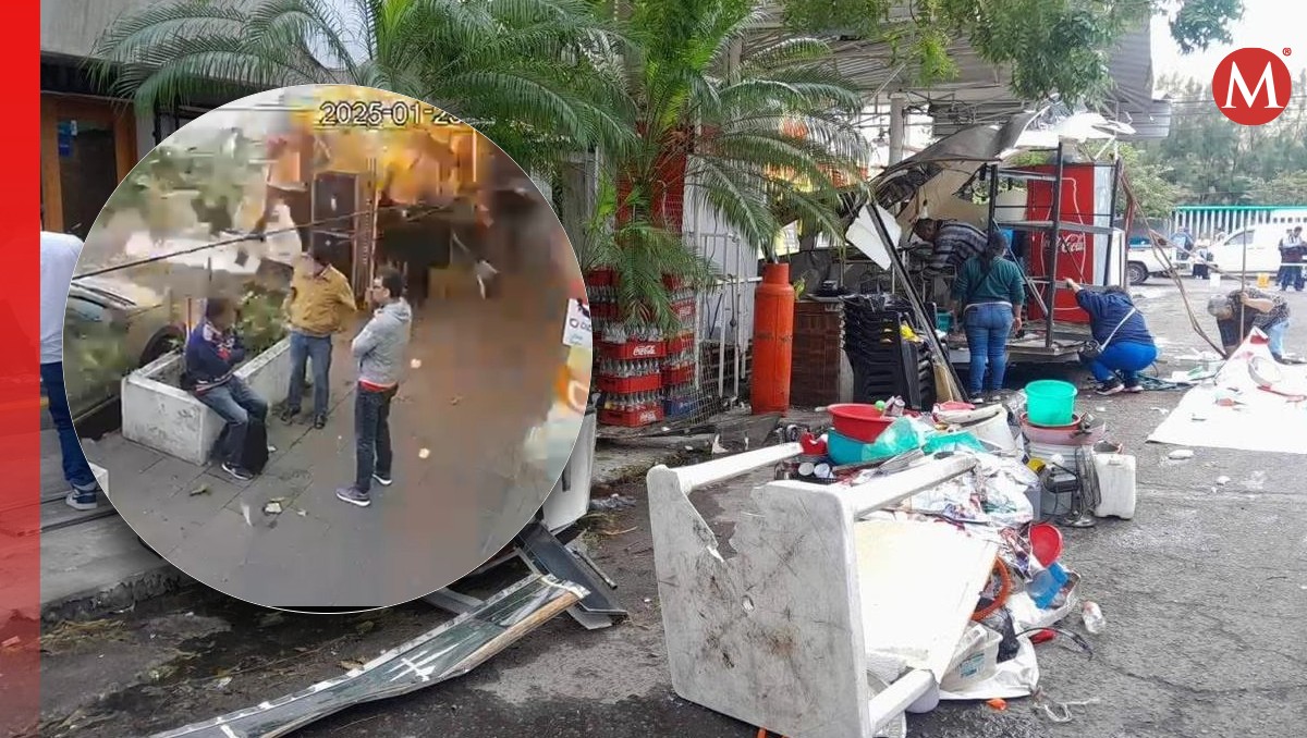 Explosión en puesto de comida en Veracruz causa daños materiales | Especial