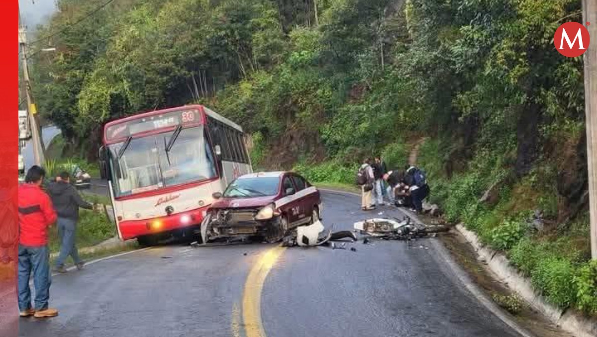 Debido al impacto, el motociclista sufrió varias lesiones graves (Especial)