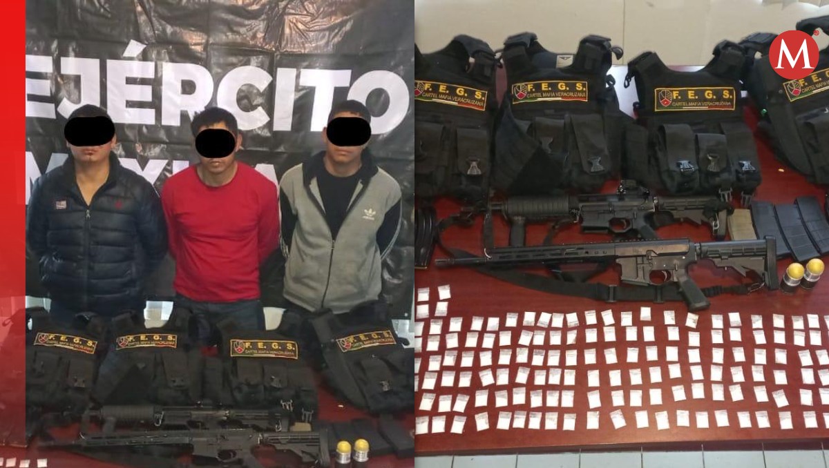 Operativo en Veracruz asegura armas, granadas y detiene a criminales | Especial
