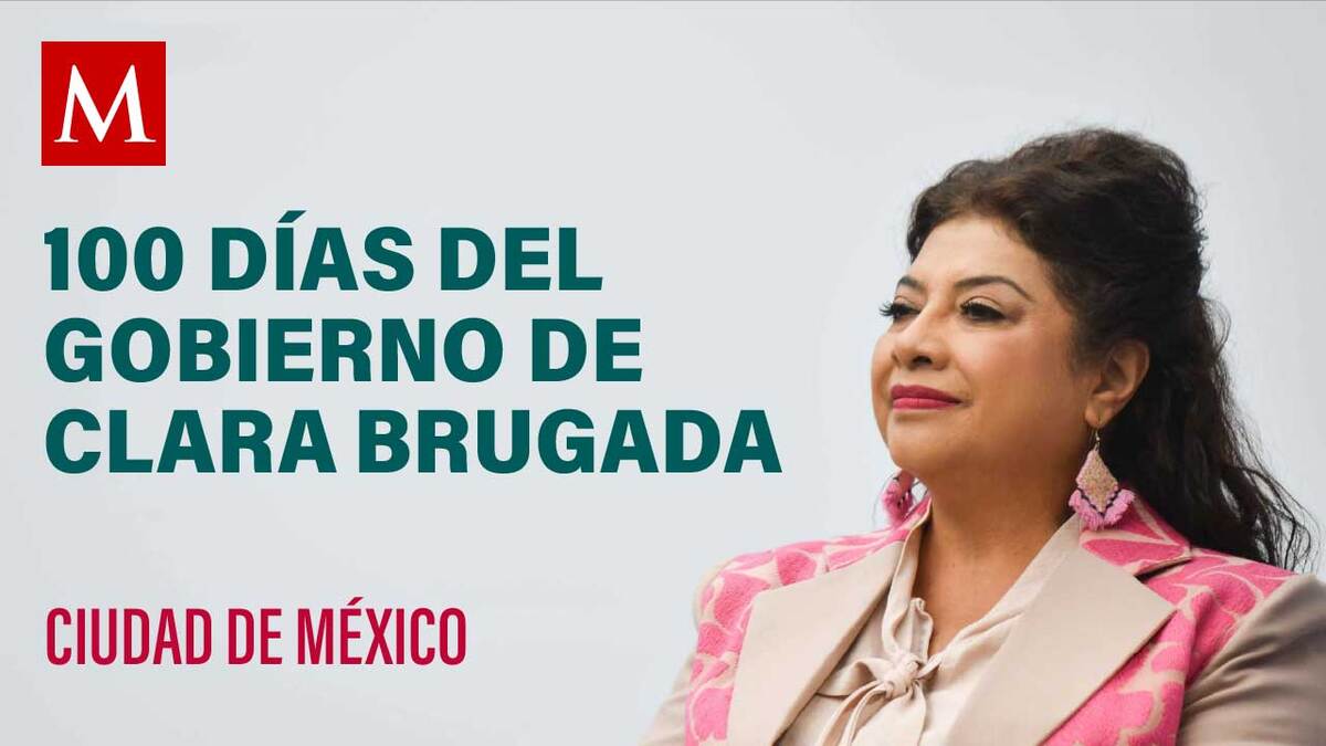 Clara Brugada rinde informe por sus 100 días como jefa de Gobierno de la CdMx