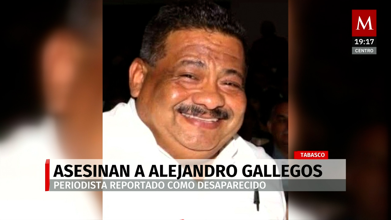 Encuentran muerto con signos de tortura al periodista Alejandro Gallegos en Tabasco