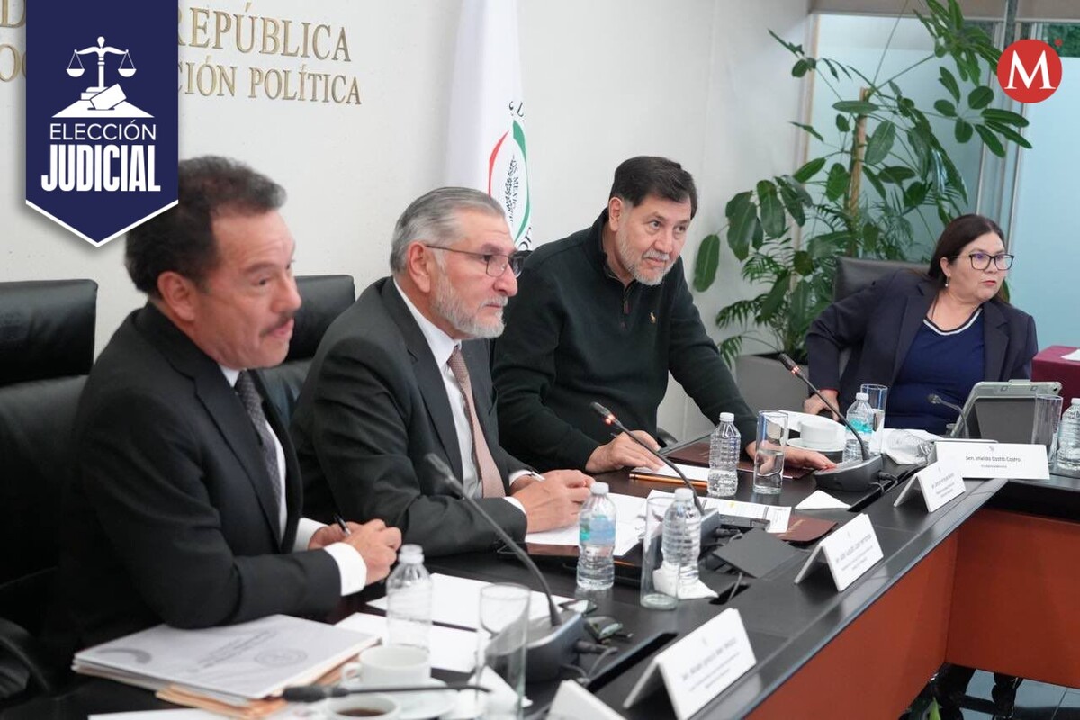 Gerardo Fernández Noroña encabezó la reunión de la JUCOPO | Diseño: Óscar Ávila
